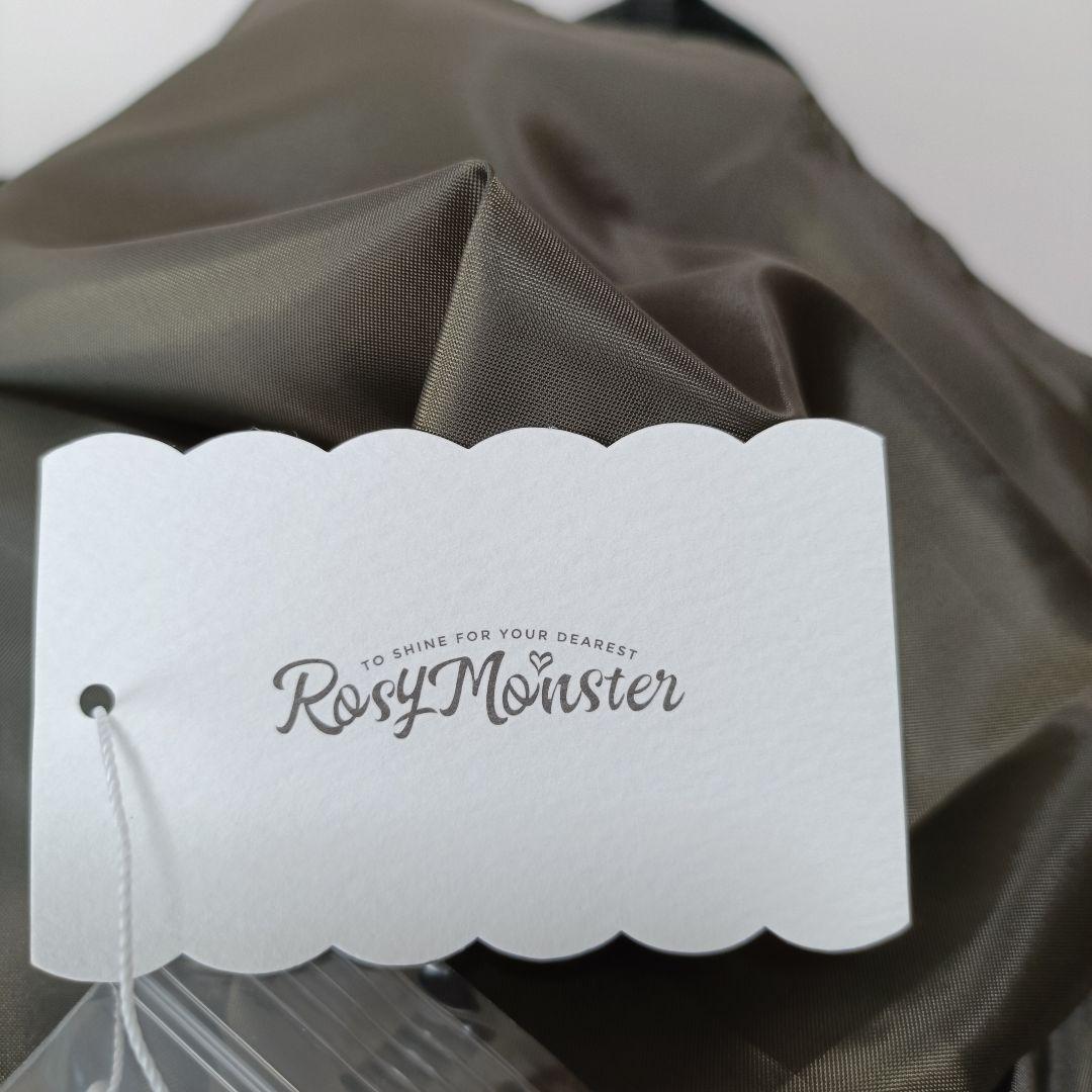 新品未使用【ロージーモンスター】エコレザー　ワンピース　金ボタン　千鳥格子　M