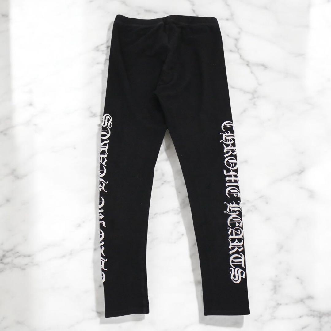 ⭐️良品⭐️ クロムハーツ サイドロゴ レギンス メンズ M ブラック