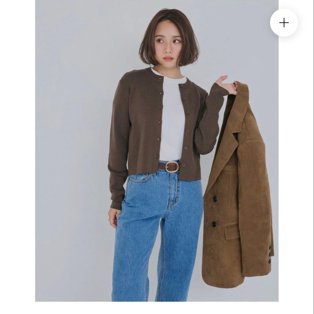 スエードオーバージャケット キャメルブラウン　Mサイズ　<新品未使用品>