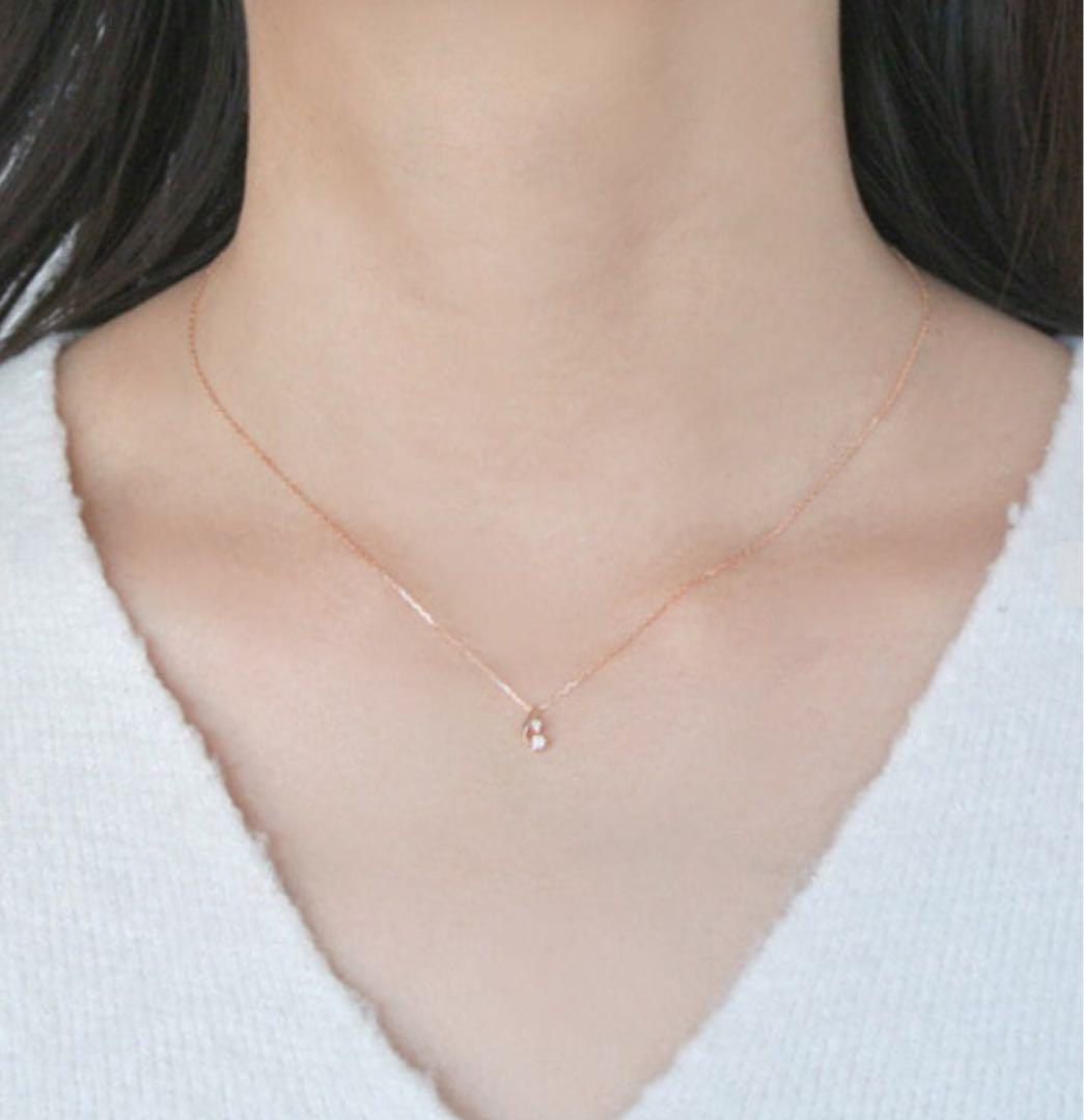 SALE‼️VANDOME AOYAMA ダイヤモンド K18ネックレス