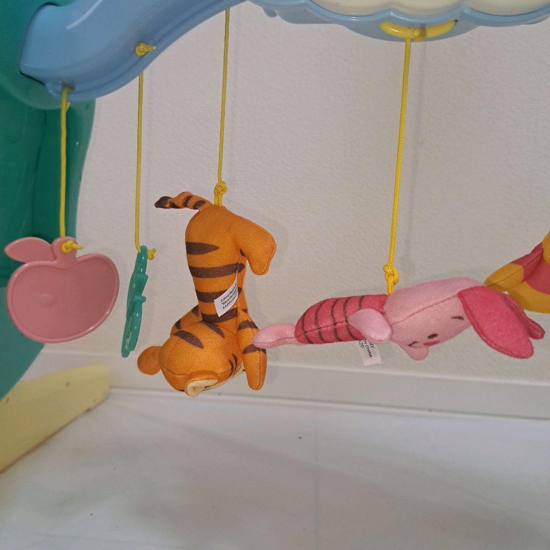 極美品！プーメリー くまのプーさん えらべる回転 6WAYジムにへんしんメリー