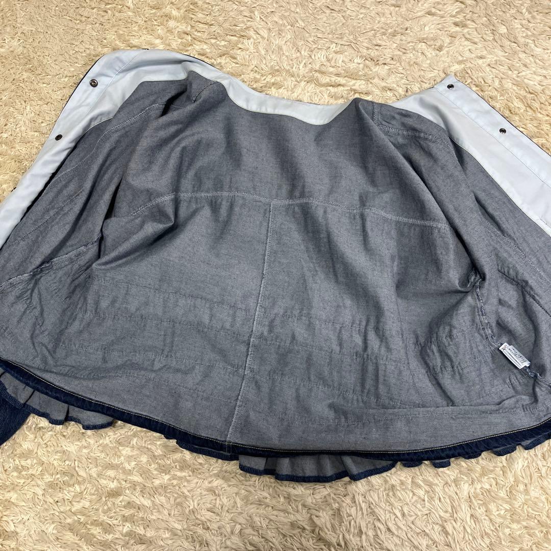 【新品】ayaneアヤン ダンガリーバックフリルブルゾン 2025ss