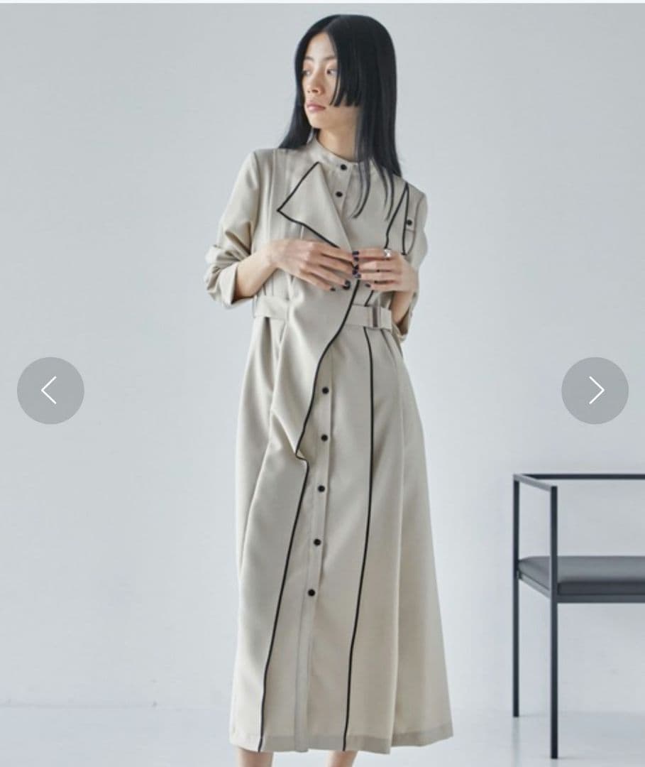 美品＊ユナイテッドトウキョウ　カールパイピングレイヤードワンピース　M　3.5万