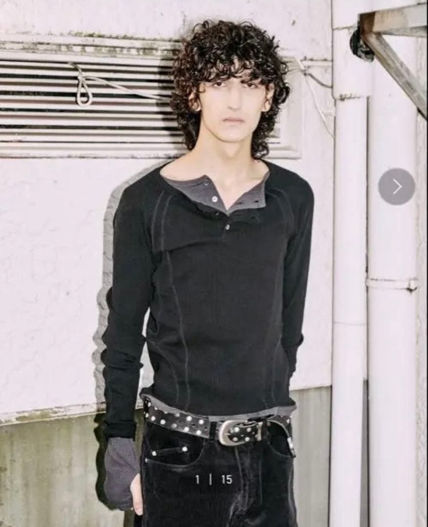 NVRFRGT25AW CONZ別注 HENLY PANELED SWEATER