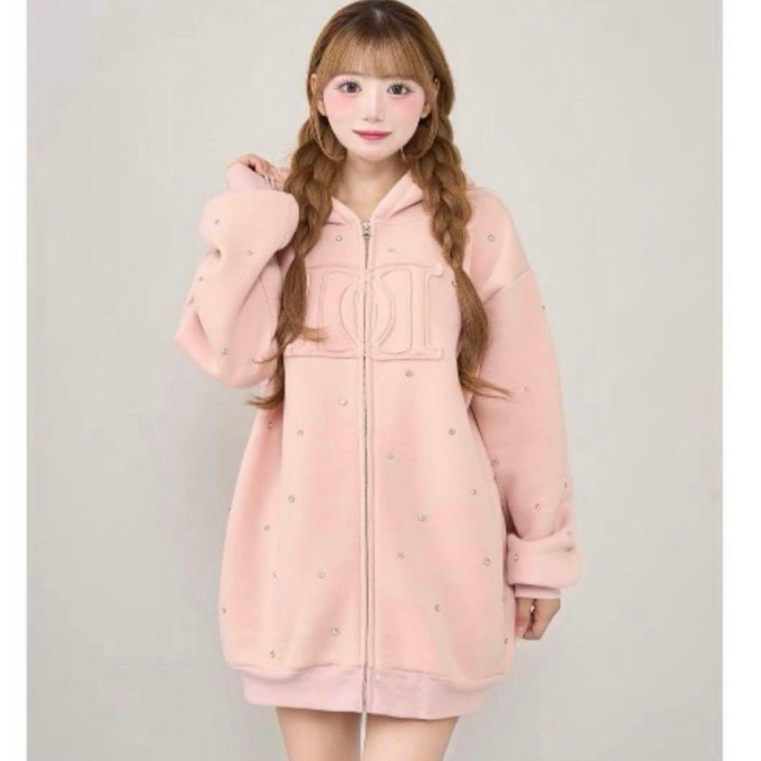 darich ダーリッチ DDロゴビジュージップパーカー PNK ピンク