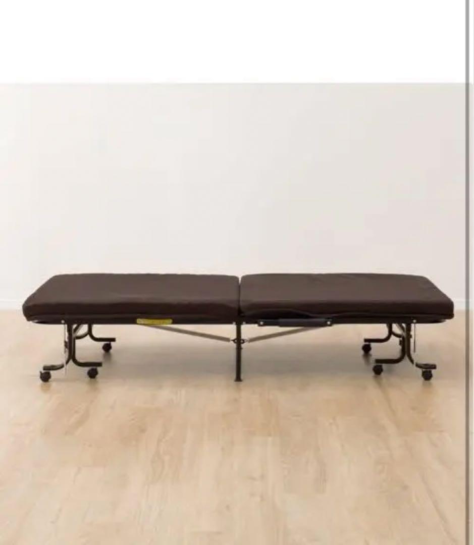 【最終値下げ】ニトリ 折り畳みベッド 折りたたみベッド シングル リクライニング