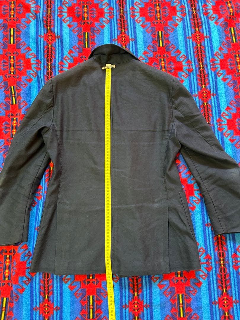 LARDINI ネイビー 6Bダブルブレストジャケット　46