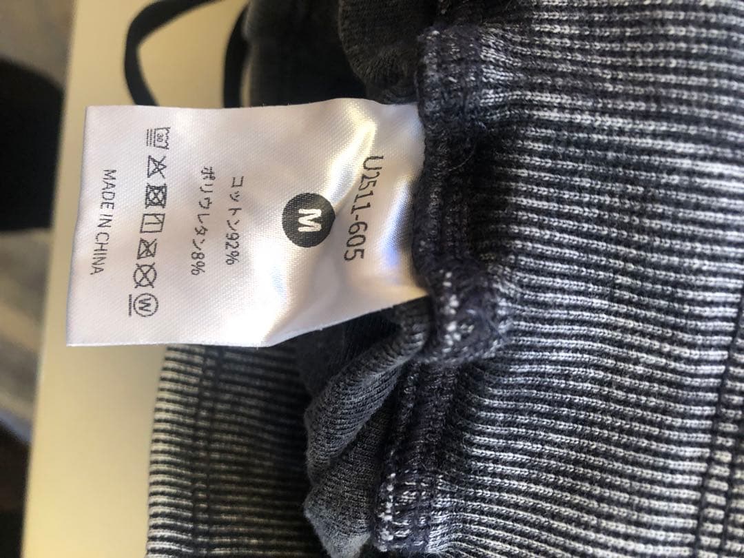 美品 最新作 Marble マーブル デニム風パンツ M ブラック