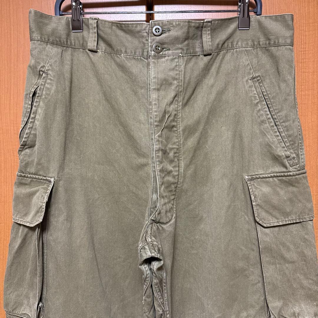 【SALE】【希少】50s フランス軍 M47 パンツ 移行期型