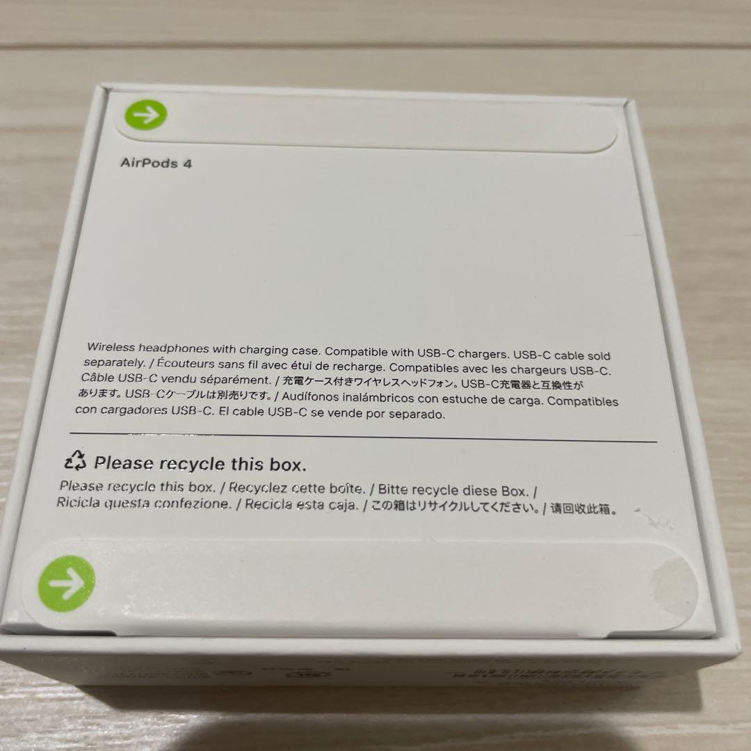 AirPods 4 本体 USB-C充電対応