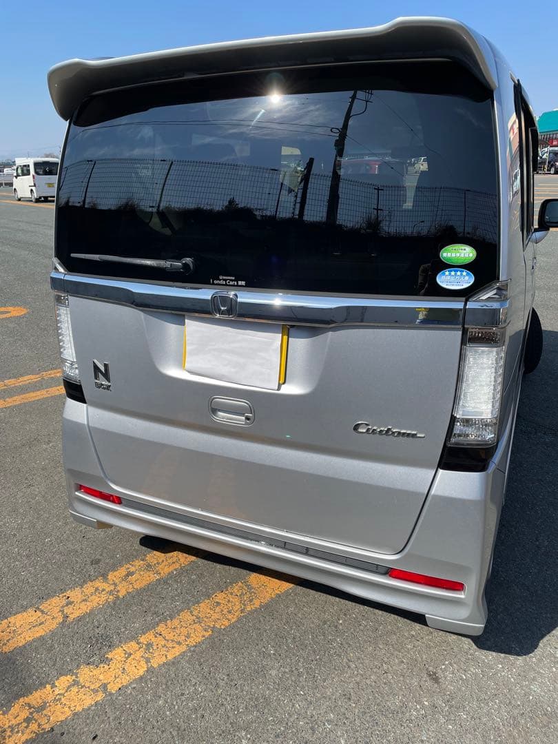 ホンダ N-BOX カスタム シルバー4WD 車検２年付　即納車　全てコミコミ‼️