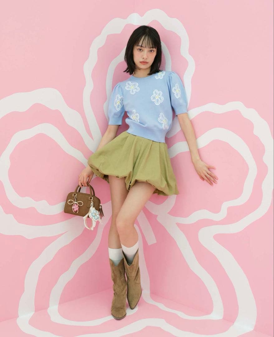 SNIDEL バルーンミニスコート