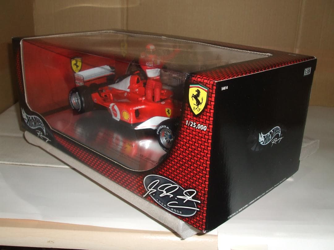 美品　ミハエル・シューマッハ　5年連続　WC　優勝記念　マテル　１／１８