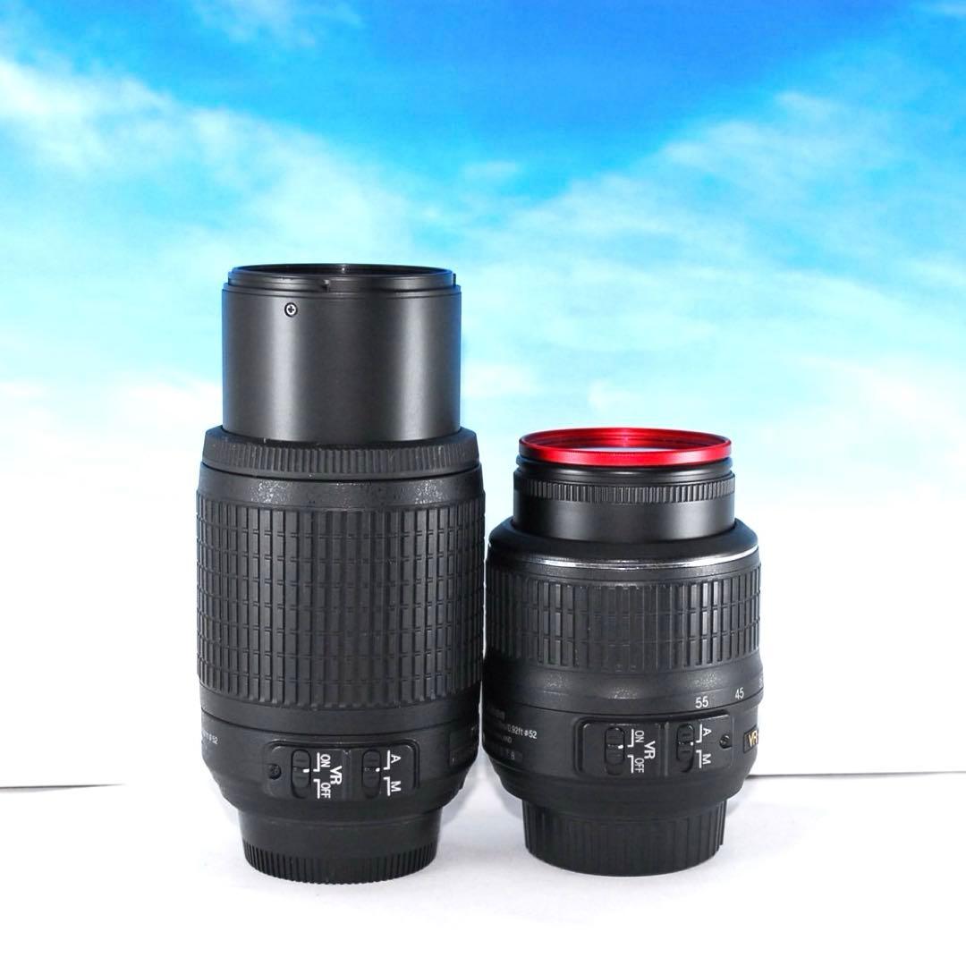 ❤️Nikon レンズ2本セット❤️18-55mm ＋ 55-200mm✨動作良好✨