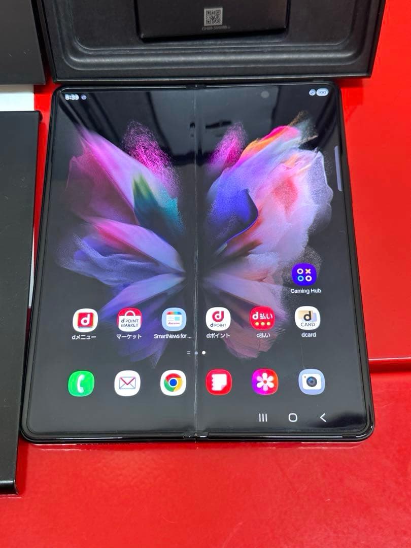 Galaxy Z Fold3 5G 256GB ブラック docomoドコモ国内