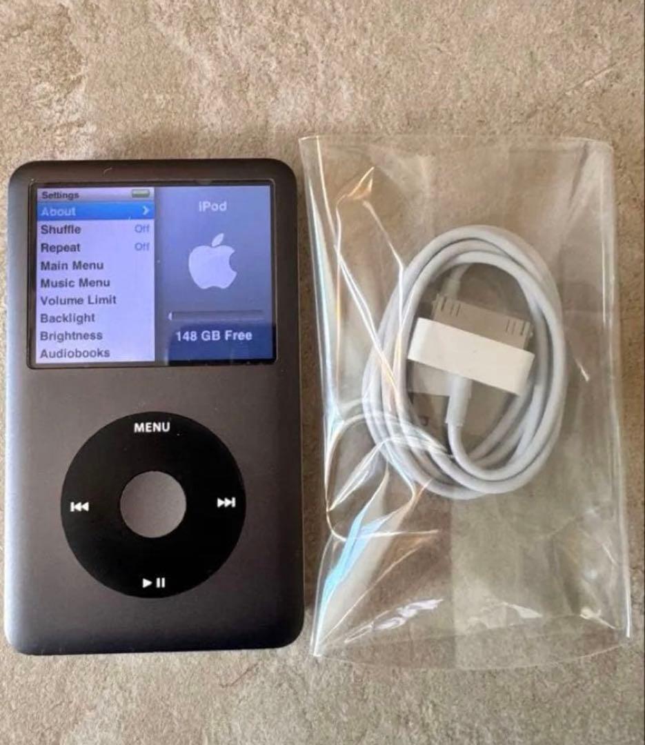 極美品 iPod classic 120GB MB565J/A 新品電池 パネル