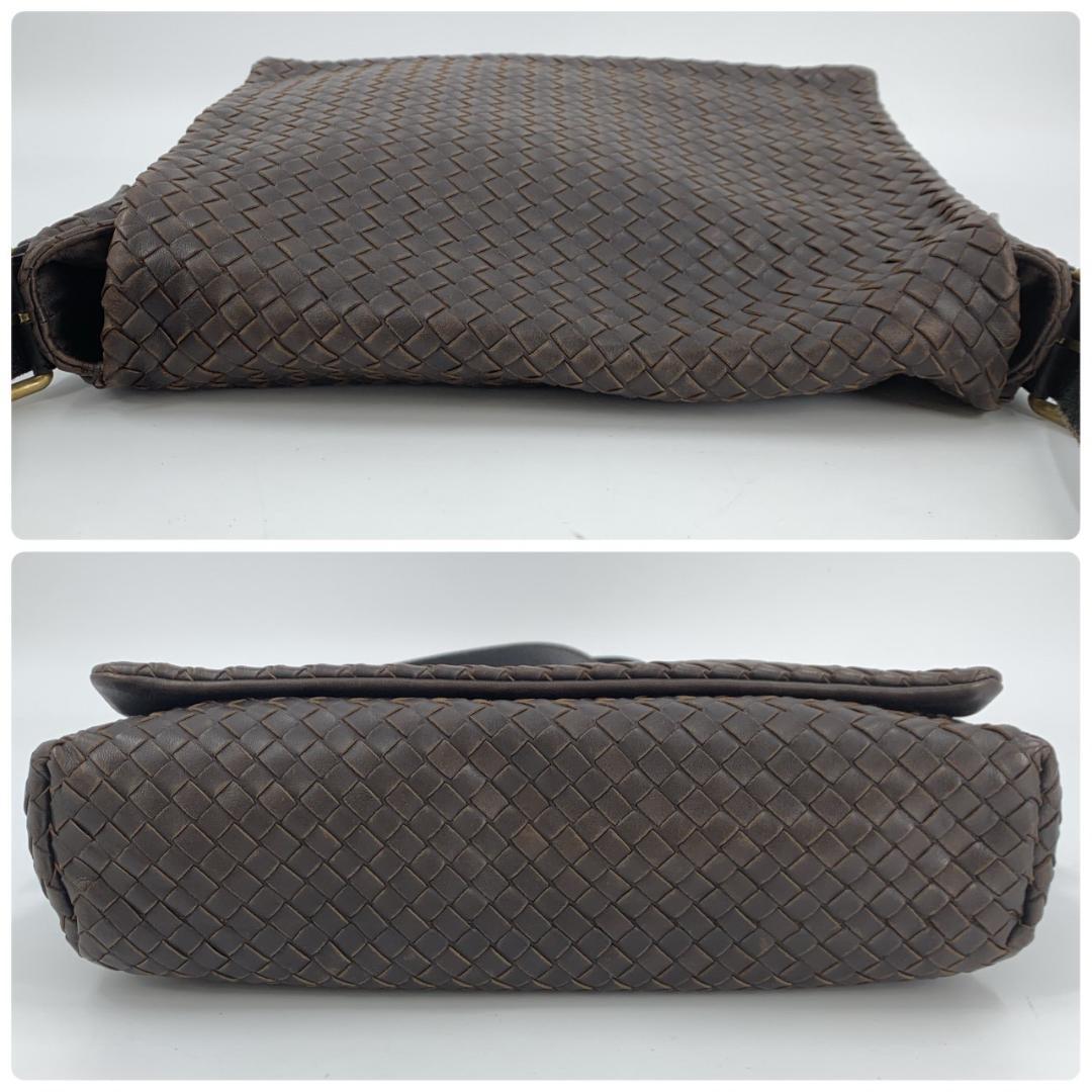 ボッテガヴェネタ イントレチャート ショルダーバッグ メッセンジャー レザー