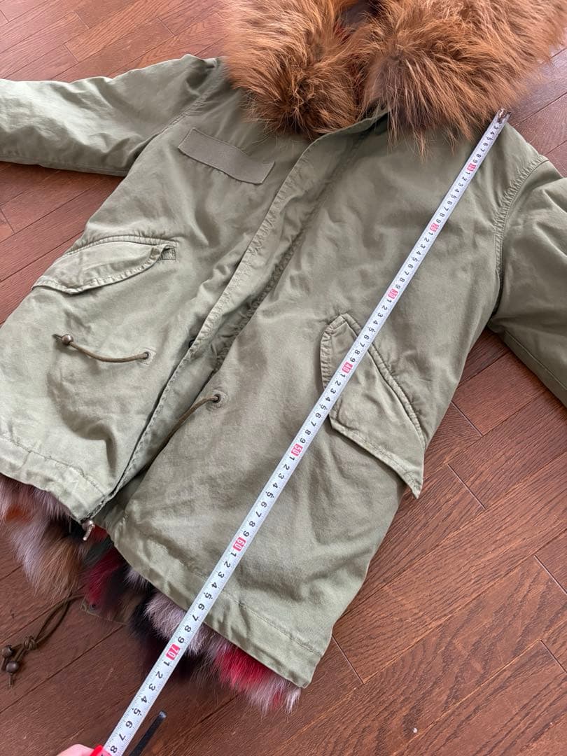 フォックスファー　モッズコート