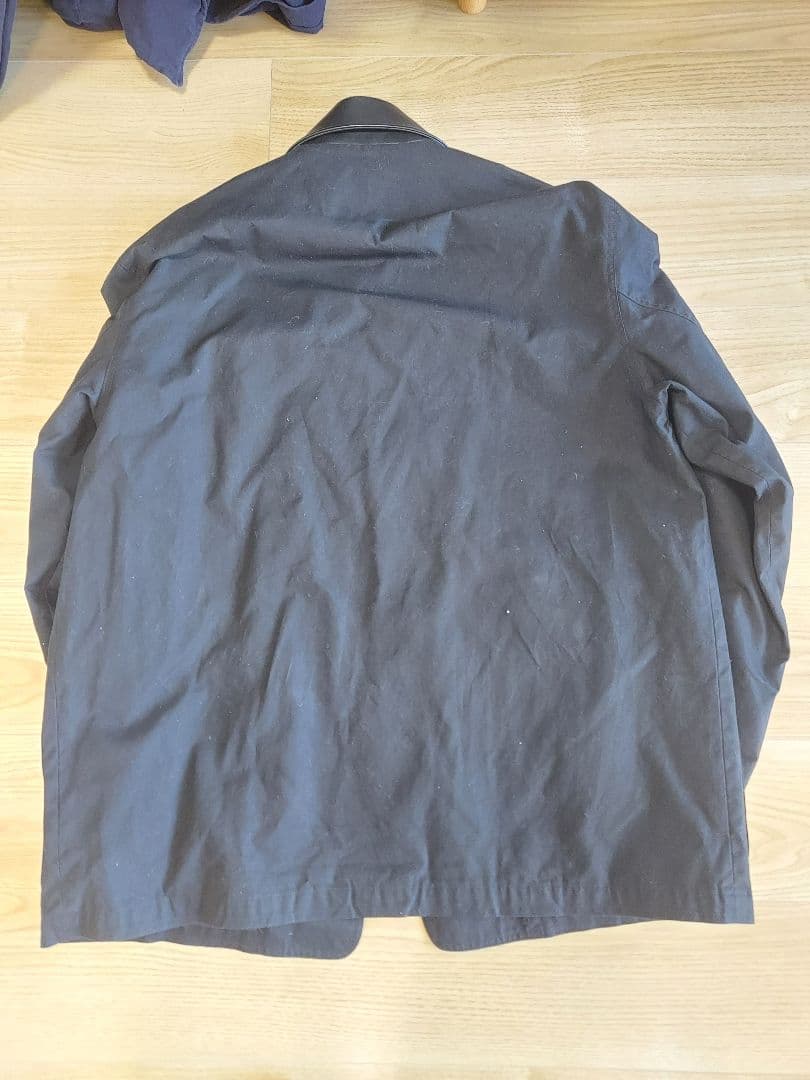 ジャケット・アウター OVERSIZED BLOUSON WITH LEATHER PATCH xs