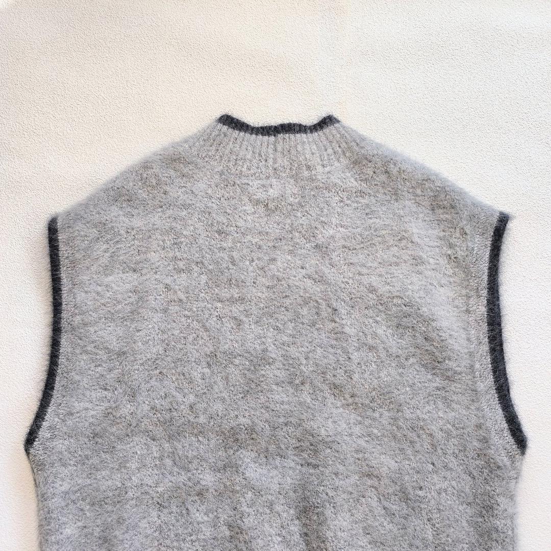 美品 ユナイテッドアローズ フォックス カシミヤ ニット ベスト セーター