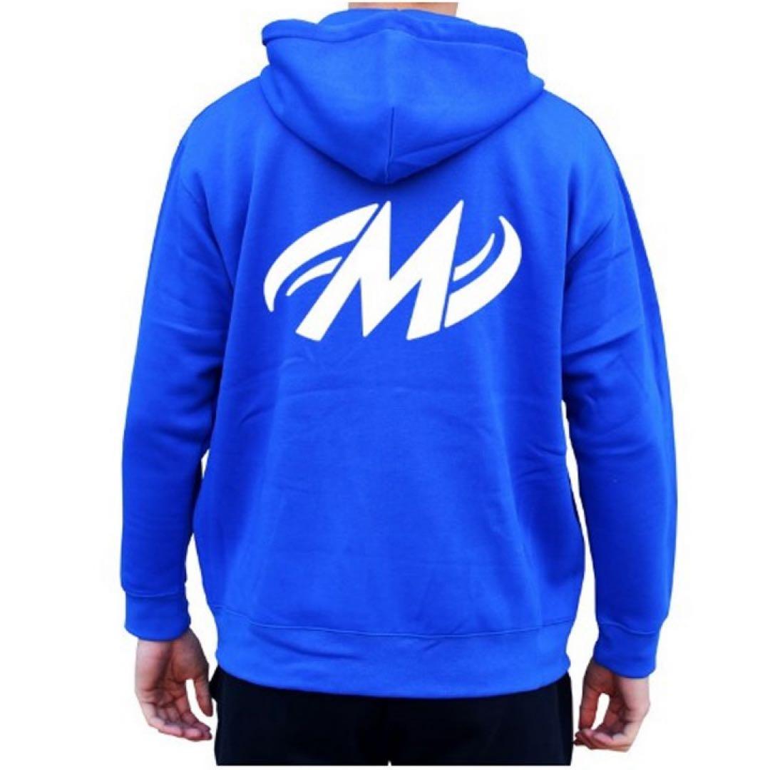 モーティブ 裏起毛 ボウリング パーカー ジップアップ (サイズL)