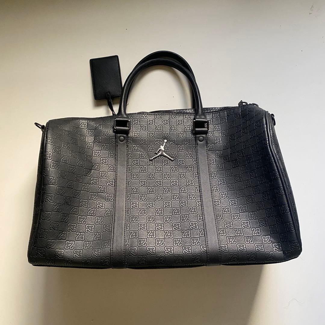 ジョーダン モノグラム ボストンバッグ ブラック
