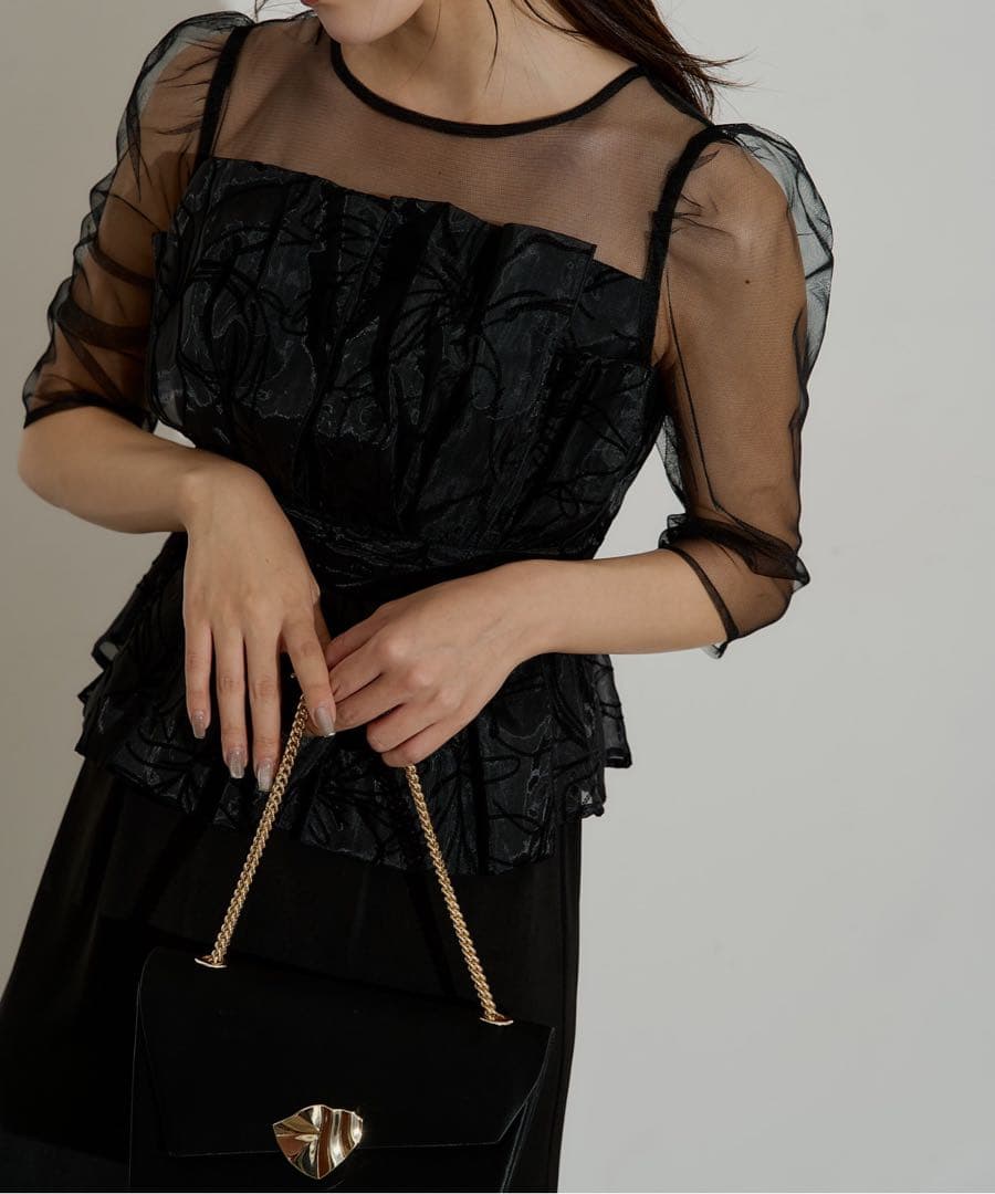 ★新品タグ付き★ LE’RURE Flourish pencilドレス