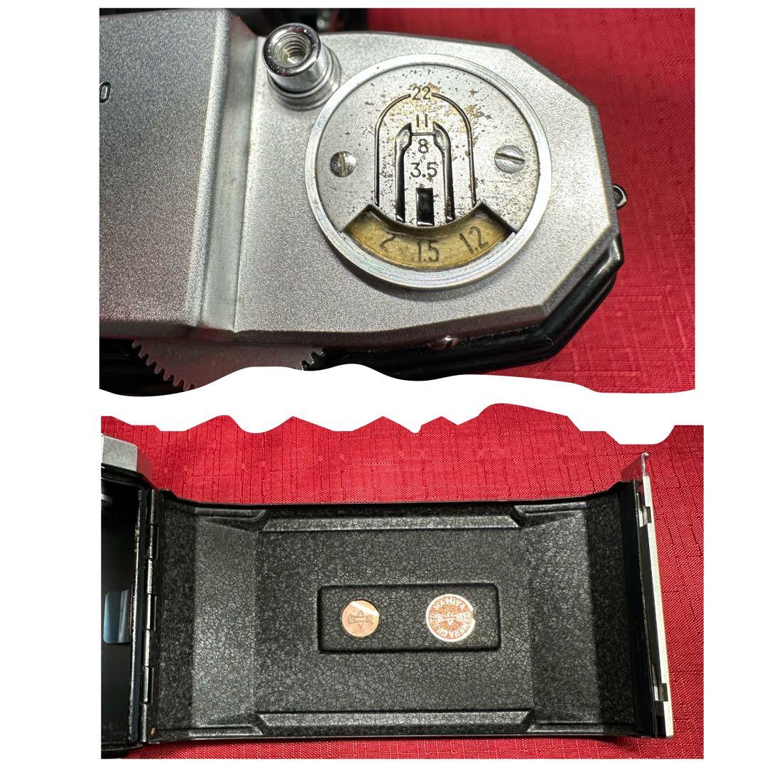 希少品 牛革ケース付 MAMIYA 6 マミヤ 6 スプリングカメラ 蛇腹カメラ