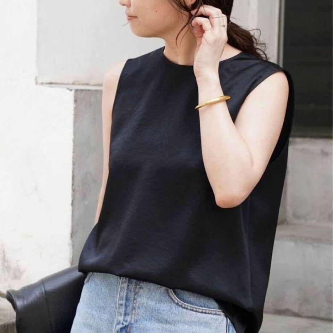 新品タグ付 Deuxieme Classe Minimal Satin ブラウス