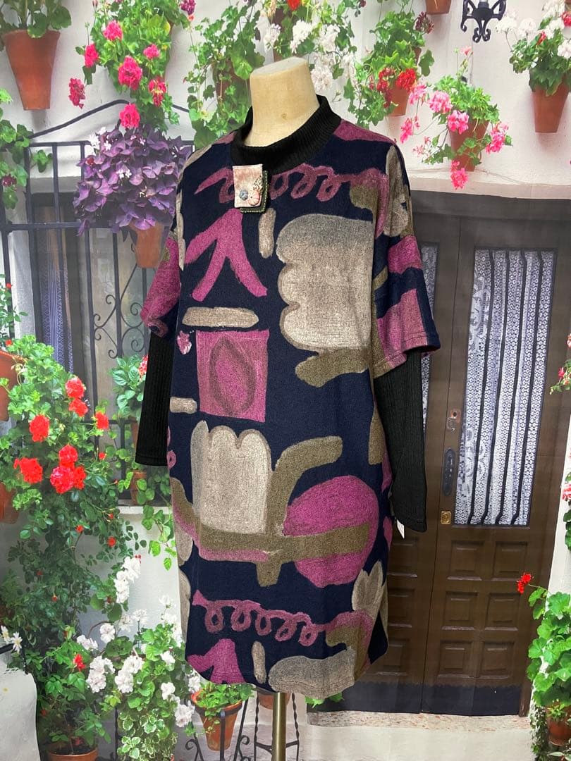 パール174レイヤード風TU（NV×PK)・