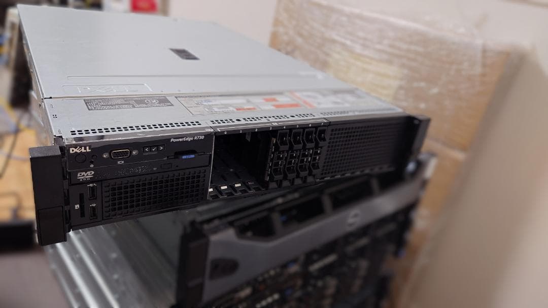 Dell PowerEdge R730 (CPU2基、ラックレールあり)