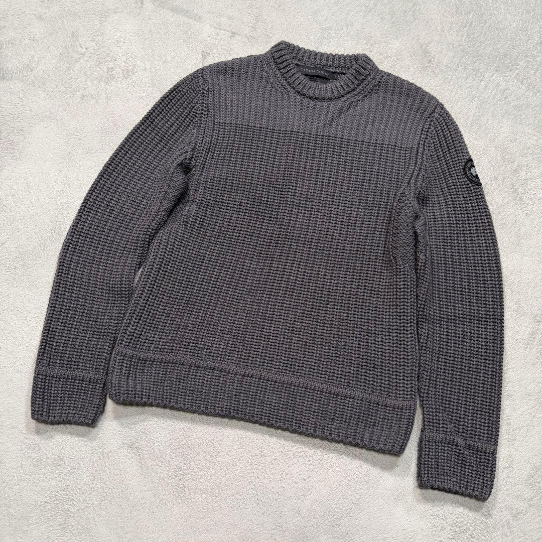 カナダグース　ブラックレーベル　Sサイズ グレー　6916M ニット　ウール