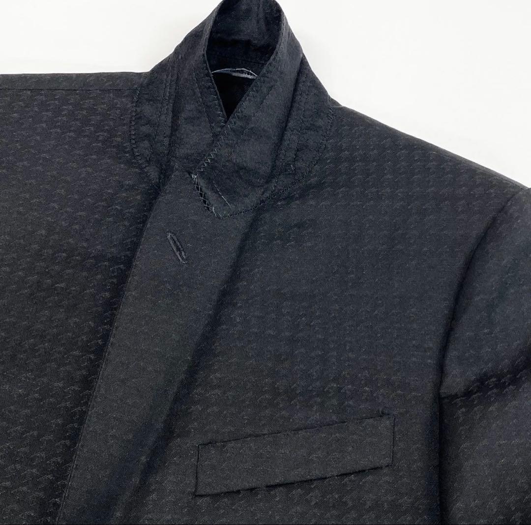 《美品》DOLCE＆GABBANA 3ピーススーツ　千鳥格子44サイズ ブラック