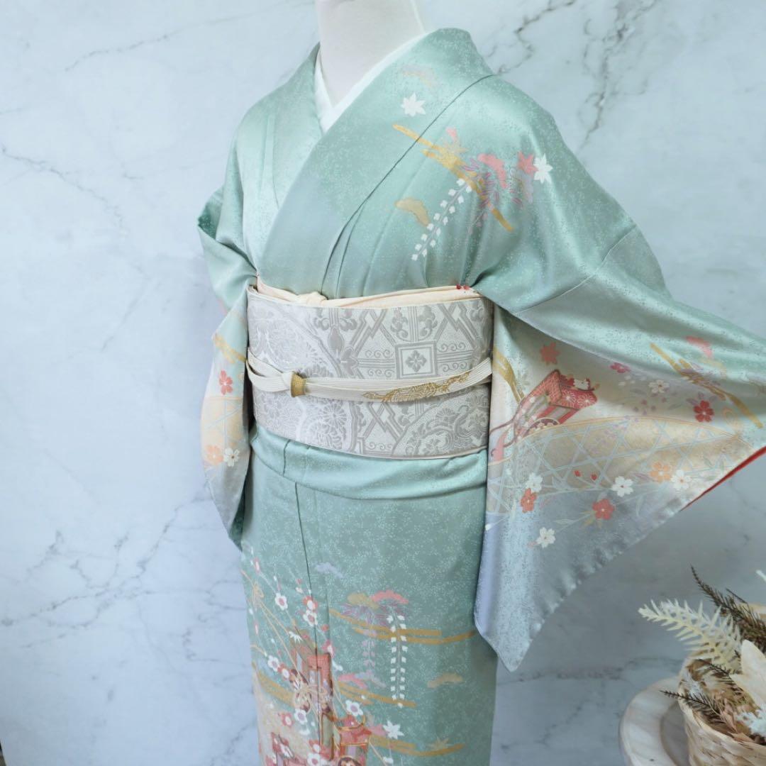 訪問着 フルセットa466七五三　入学式　お宮参り　結婚式