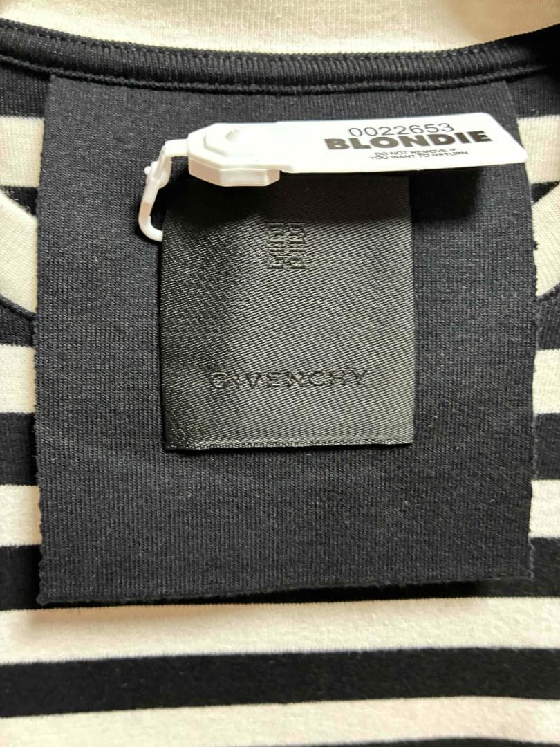 ★新品未使用★ GIVENCHY 4G ストライプ コットン Tシャツ