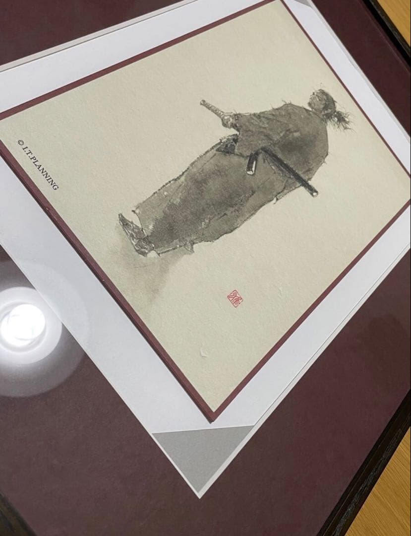 【希少非売品】井上雄彦　最後のマンガ展　バガボンド色紙　複製原画　スラムダンク