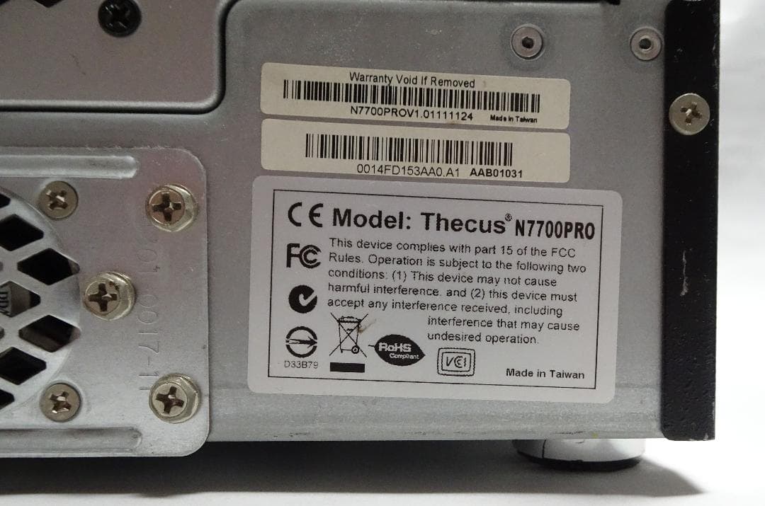 Thecus N7700PRO 大容量　7ベイ　NAS