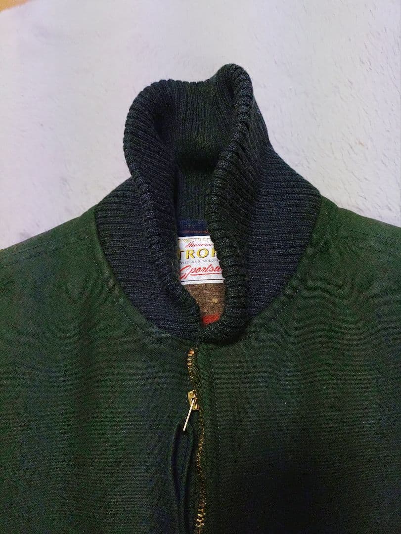 トップス TROPHY CLOTHING oiled duck storm vest