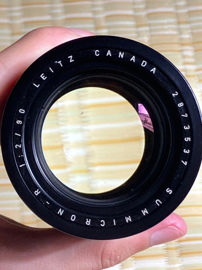 レンズ(単焦点) leica r summicron 90/2
