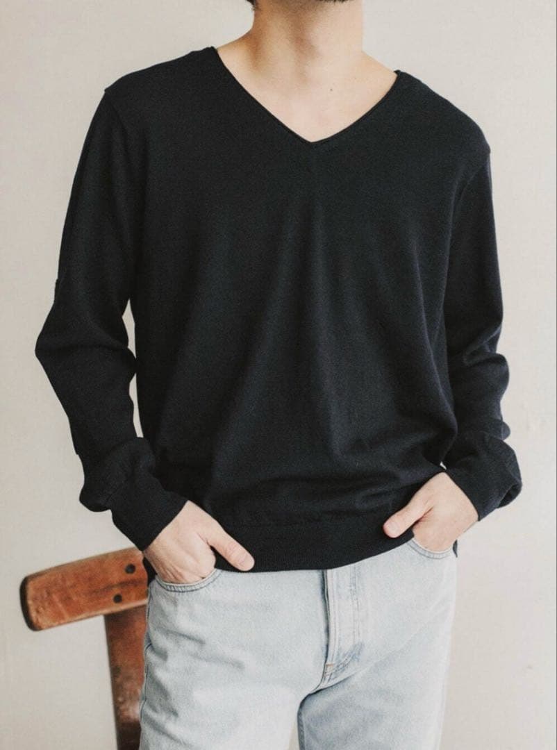 完売品　NAHYAT EX V NECK SWEATER レショップ 別注