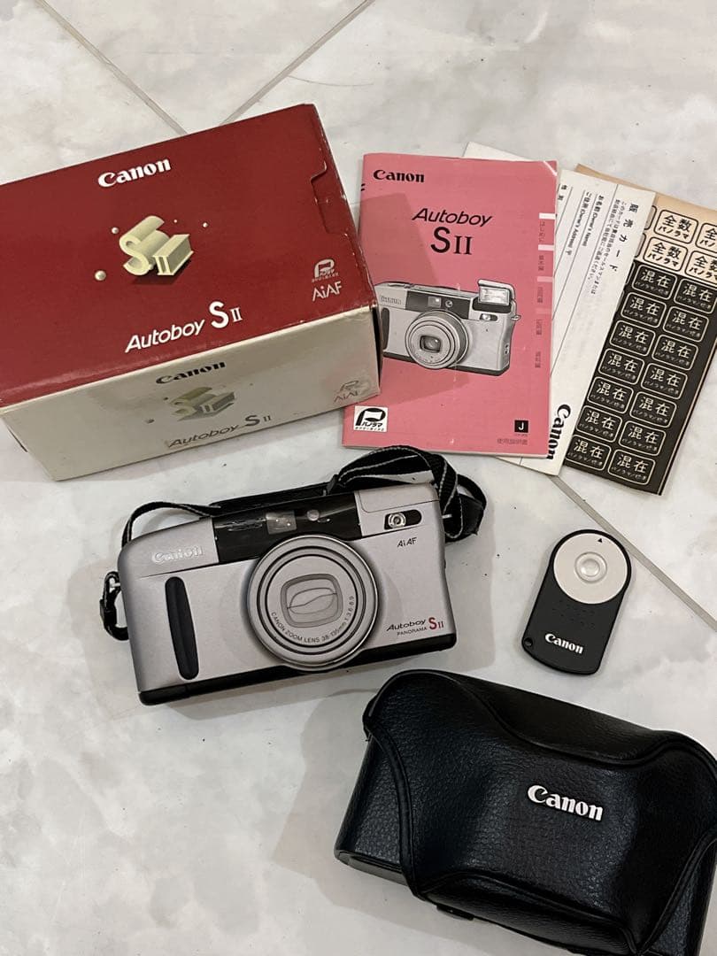 CANON Autoboy S Ⅱ フィルムカメラ 箱付き 動作確認ok!