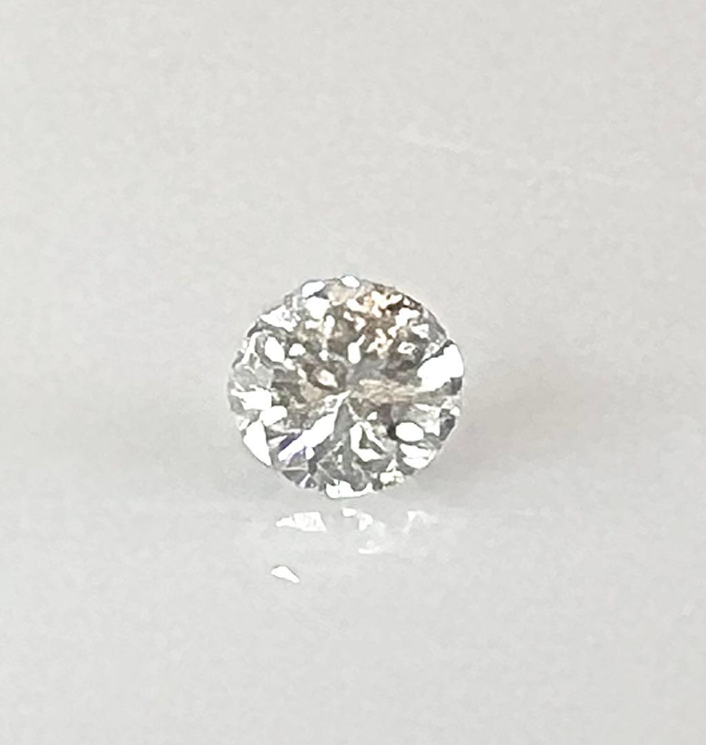 aima PT0.3ct 天然ダイヤフクリン片耳ピアス