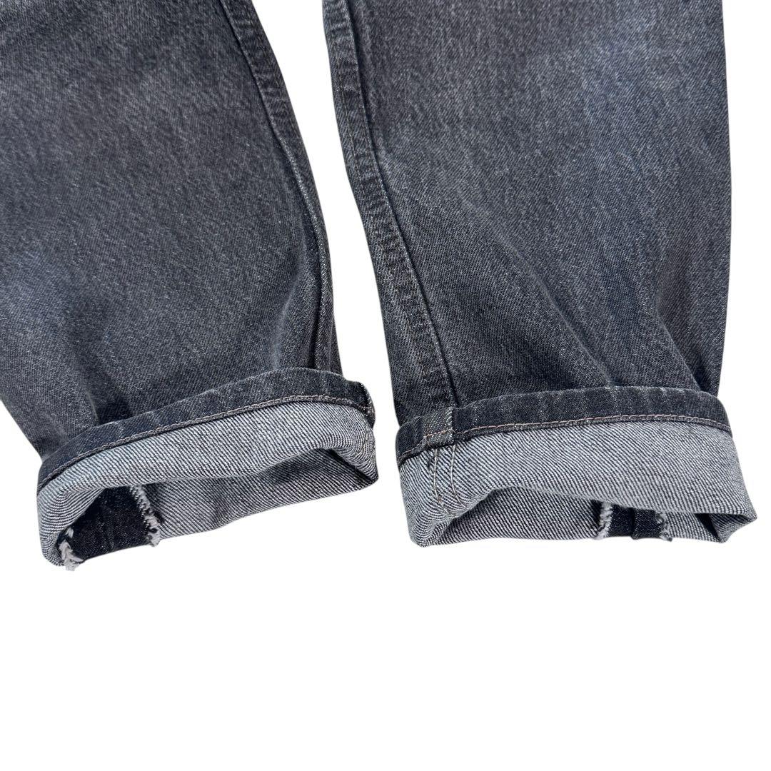 リーバイス 501 ブラックデニム USA製 先染め 89年 テーパード 524