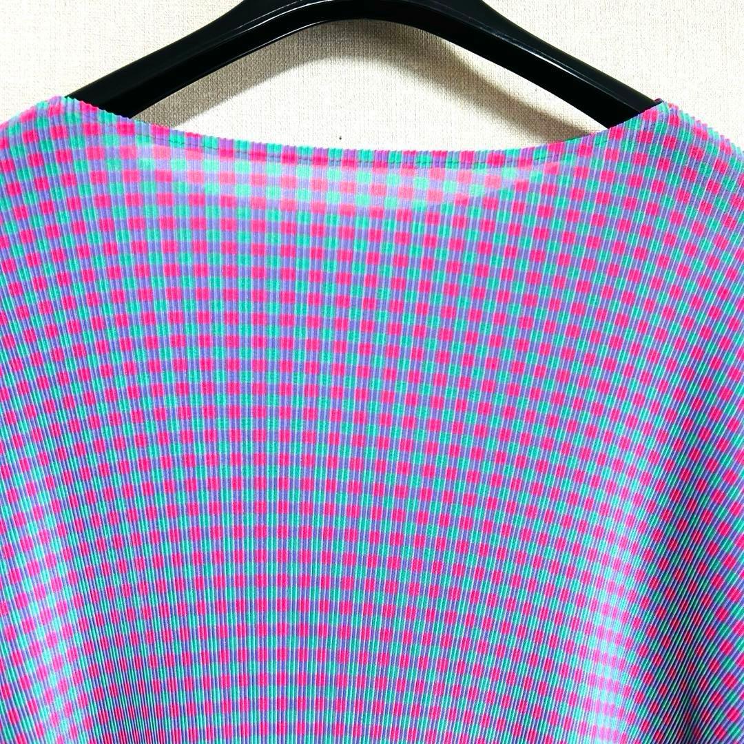 プリーツプリーズ 変形カットソー バルーン サークル イッセイミヤケ