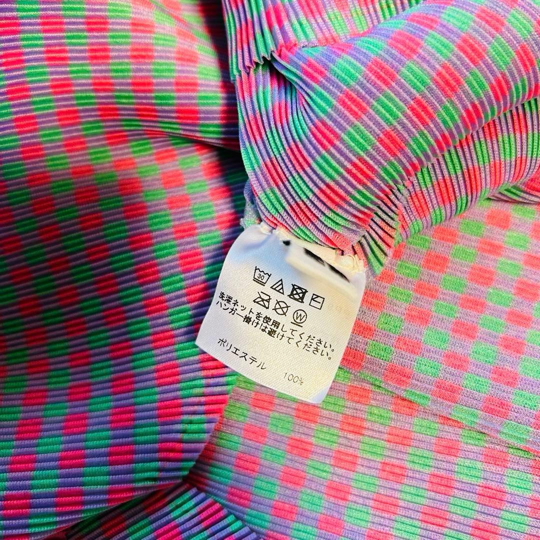 プリーツプリーズ 変形カットソー バルーン サークル イッセイミヤケ