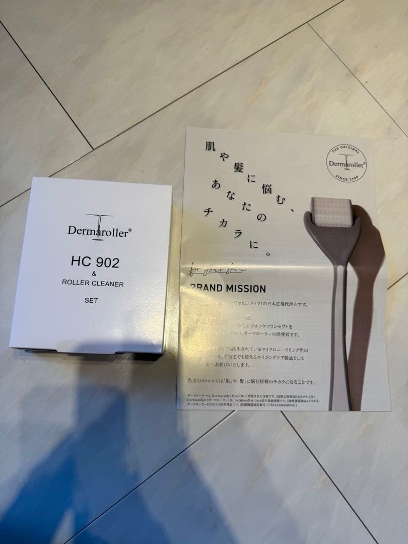 ボディ・フェイスケア Dermaroller HC902 & ROLLER CLEANER SET