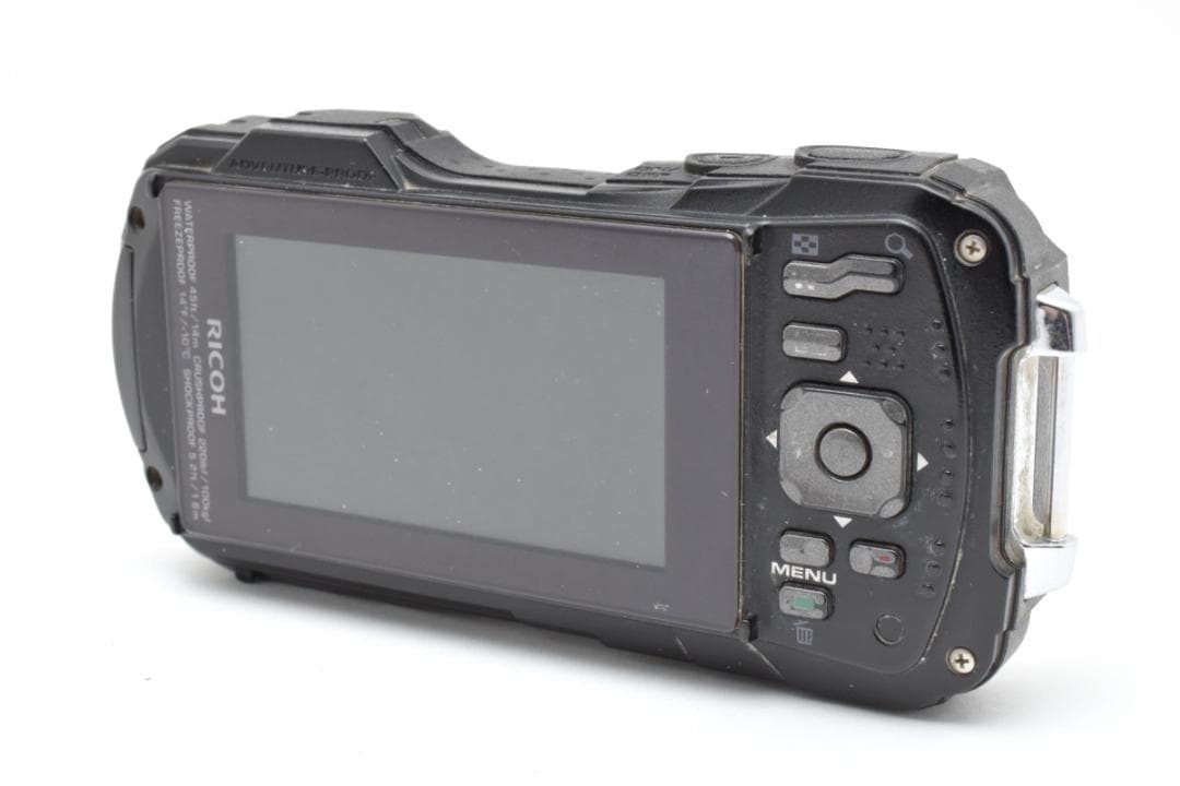 ショット数少 RICOH WG-50 防水 耐衝撃 ブラック デジタルカメラ