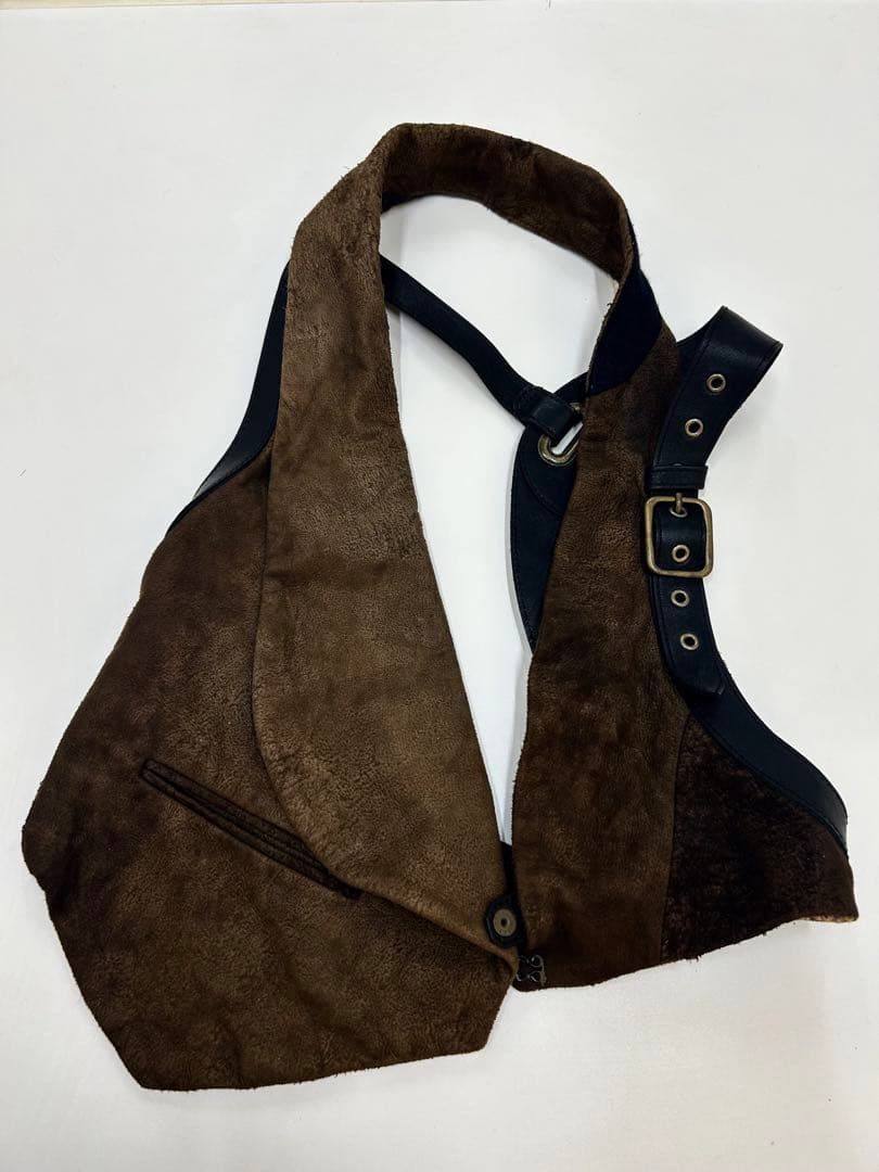 希少　ifsixwasnine レザーベスト　初期LGB