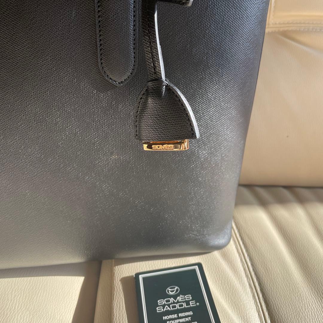 使用1回⭐︎SOMES ソメスサドル　ジャンヌ トートバッグJN-22ブラック