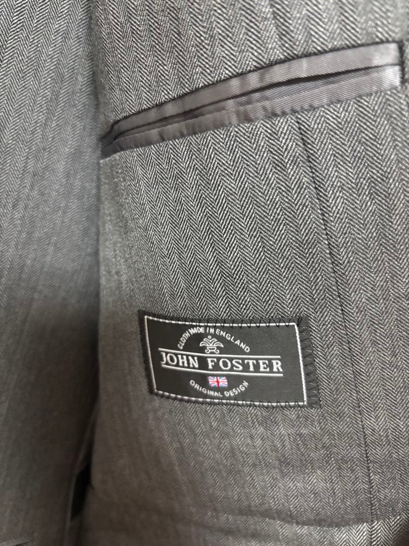 グレー ビジネススーツ 3点セット